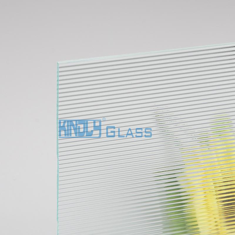 Clear Flutelite B Rolled Glass W=3mm